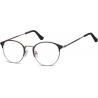 Oprawki okularowe Lenonki damskie stalowe Sunoptic 973 czarno-grafitowe