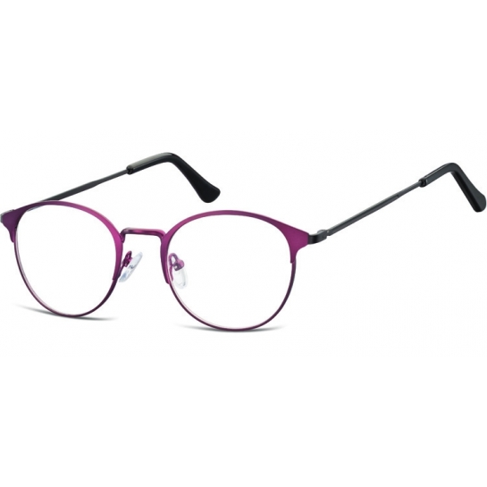 Oprawki okularowe Lenonki damskie stalowe Sunoptic 973G fioletowe