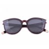 Damskie okulary przeciwsłoneczne Kocie HM-1605 burgundowe