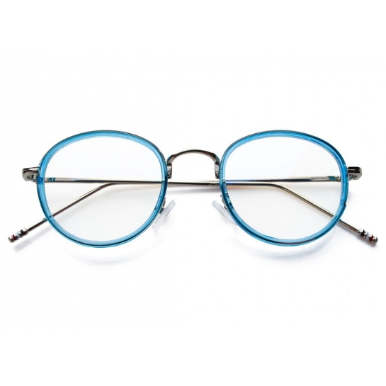 Oprawki okulary z filtrem Zerówki z antyrefleksem Owalne - a'la Lenonki  2155