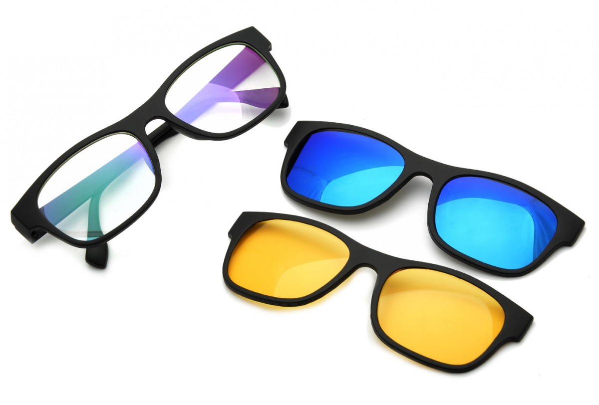 Nakładka Polaryzacyjna + Nakładka rozjaśniająca + Oprawki okulary z filtrem okularowe zerówki z antyrefleksem ST1230