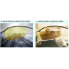 Nakładki polaryzacyjne na okulary korekcyjne - żółte rozjaśniające + ETUI - NA-160