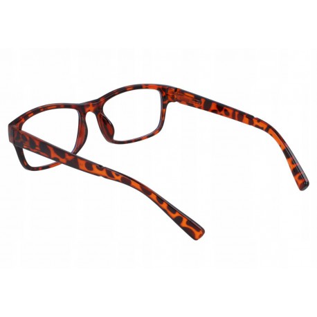 Prostokątne a'la Nerdy zerówki z Antyrefleksem okulary z filtrem ST1202A