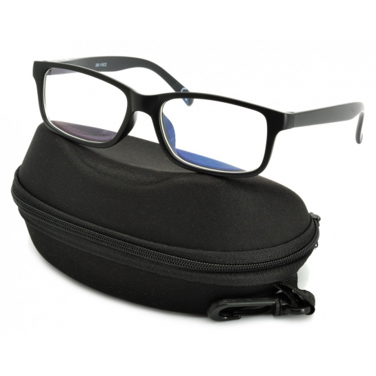 Okulary z filtrem Antyrefleksyjne zerówki Nerdy prostokątne DR-115-C2