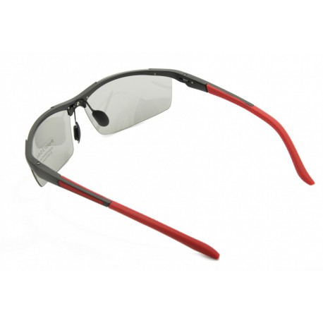 Sportowe okulary polaryzacja + fotochrom aluminiowe POL-352BFP