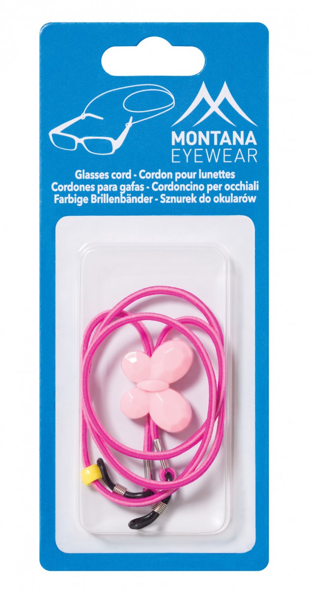 Różowy Łańcuszek , zawieszka, sznureczek do okularów dziecięcy BC11