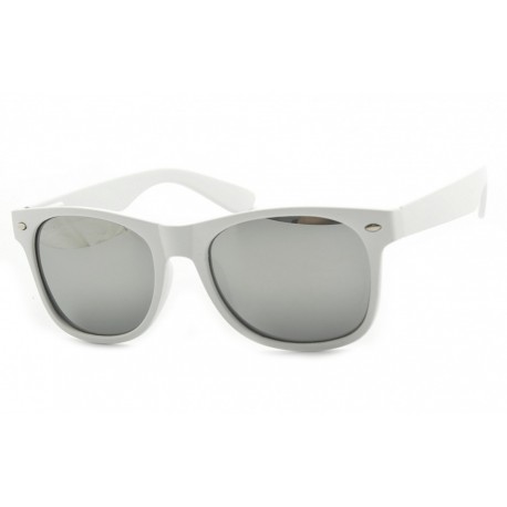 Białe Okulary Przeciwsłoneczne Nerdy Lustrzanki STD-15