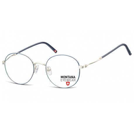 Lenonki okulary  Oprawki optyczne MM598A niebiesko-srebrne