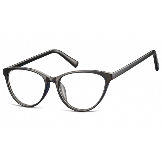 Oprawki korekcyjne okulary  Kocie Oczy zerówki Sunoptic CP127E czarne