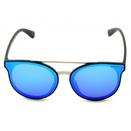 Okulary Muchy polaryzacyjne damskie Lustrzane niebieskie 1247