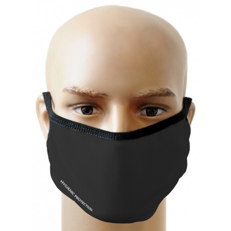 Maseczka na twarz - maska ochronna WIELORAZOWA 	MS-CZ2W
