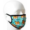 Bawełniana dziecięca maseczka na twarz - maska ochronna WIELORAZOWA 	MSD-1WA