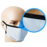 Błękitna Maseczka na twarz - maska ochronna WIELORAZOWA MS-N2W