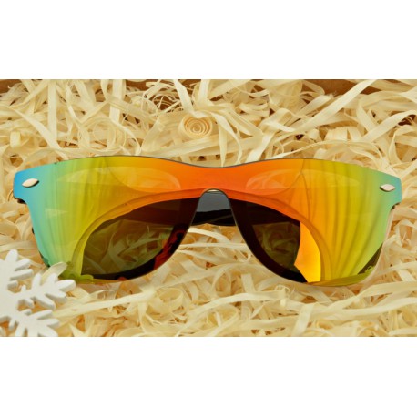 Okulary Pełne Lustro Nerdy przeciwsłoneczne UV400 STR-1566