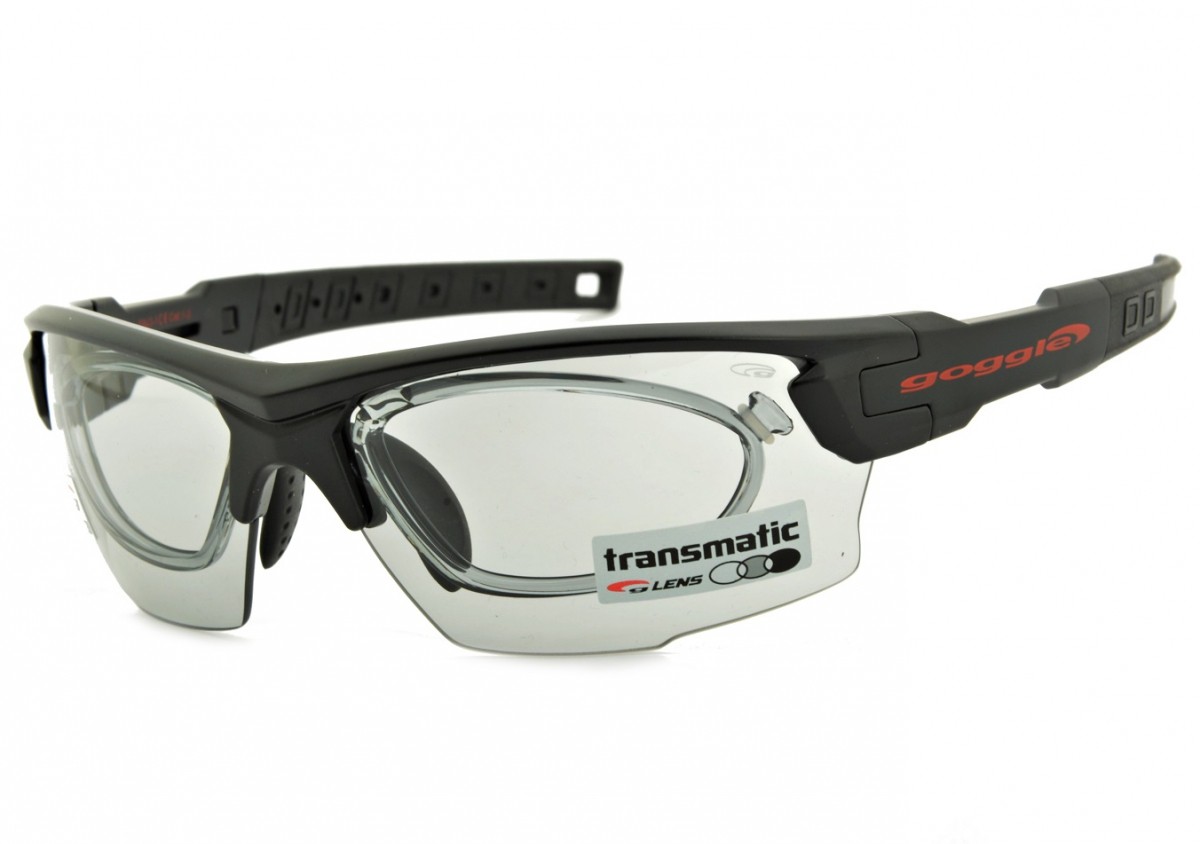 Fotochromowe okulary przeciwsłoneczne + Ramka korekcyjna GOGGLE E843-1R 