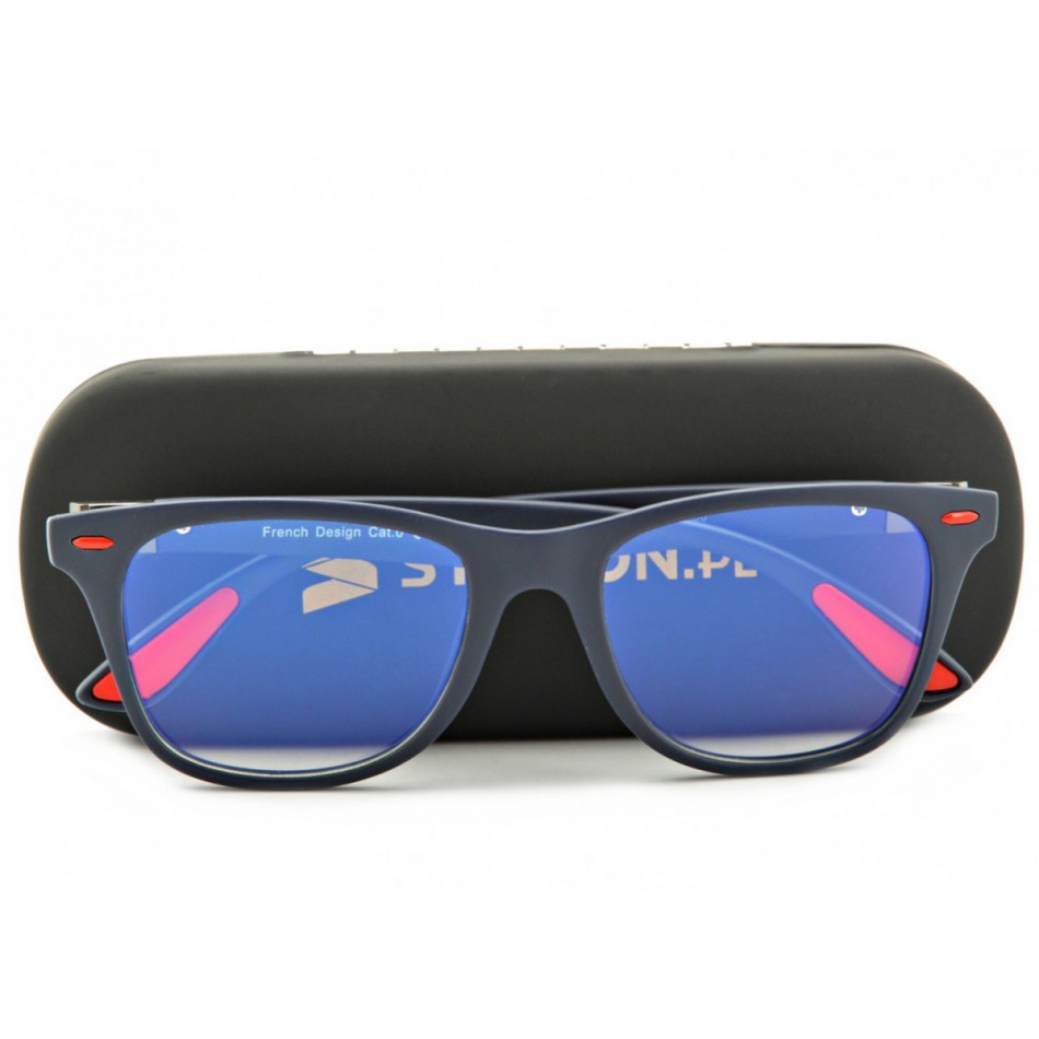 Okulary Nerd z filtrem światła niebieskiego do komputera zerówki POL-BLF-790KB