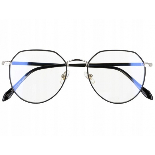 Okulary Lenonki z filtrem światła niebieskiego do komputera zerówki 2536-2