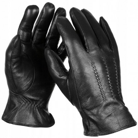 Rękawiczki skóra cielęca męskie dotykowe ocieplane 'miś' RKW3-L rozm.L