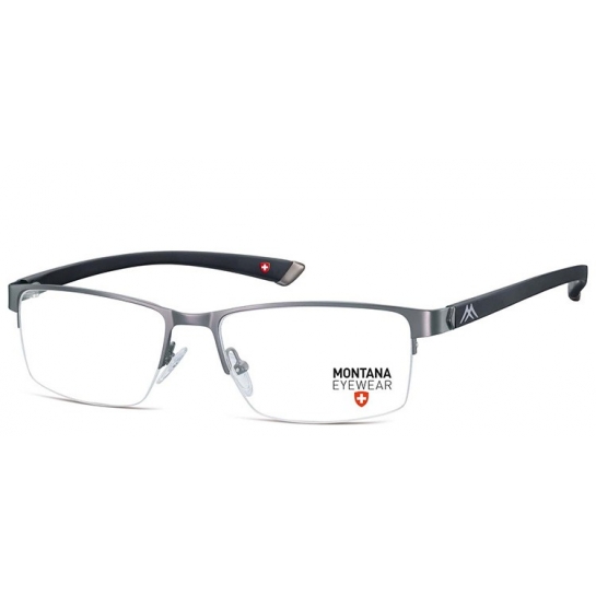 Męskie oprawki okulary korekcyjne żyłkowe półramki MM614E