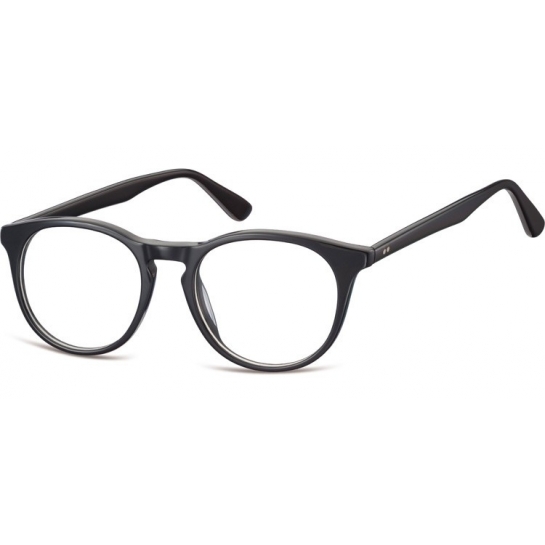 Okrągłe okulary oprawki zerowki korekcyjne Sunoptic AC45A