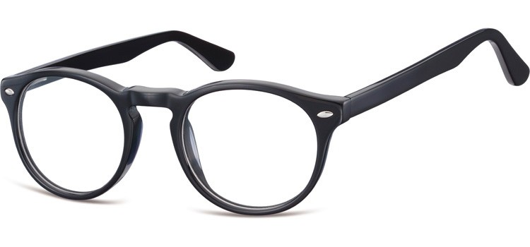 Okrągłe okulary oprawki zerowki korekcyjne Sunoptic AC46A