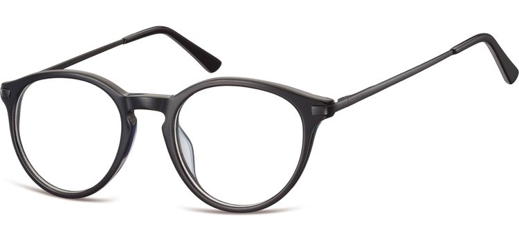 Okrągłe okulary oprawki zerowki korekcyjne Sunoptic AC50