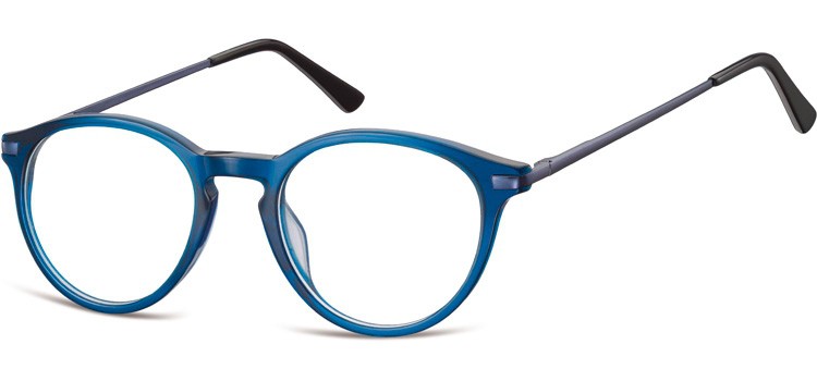 Okrągłe okulary oprawki zerowki korekcyjne Sunoptic AC50D