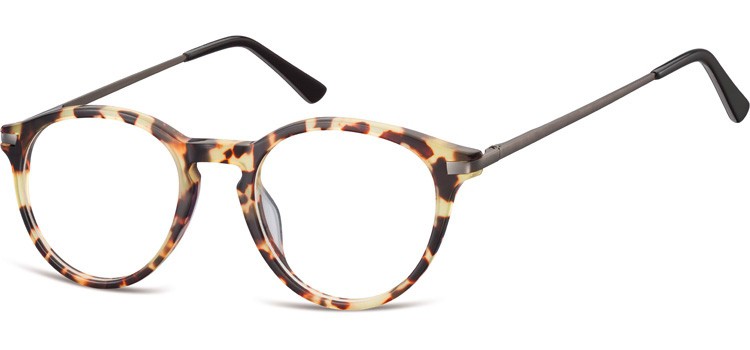 Okrągłe okulary oprawki zerowki korekcyjne Sunoptic AC50F