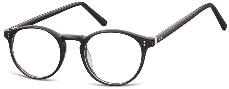 Okrągłe okulary oprawki zerowki korekcyjne Sunoptic AC43