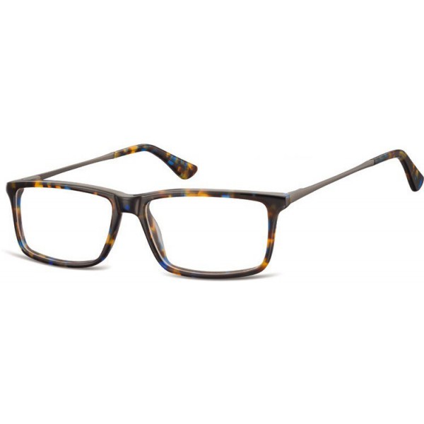 Prostokatne okulary oprawki korekcyjne Sunoptic AC48F panterkowe