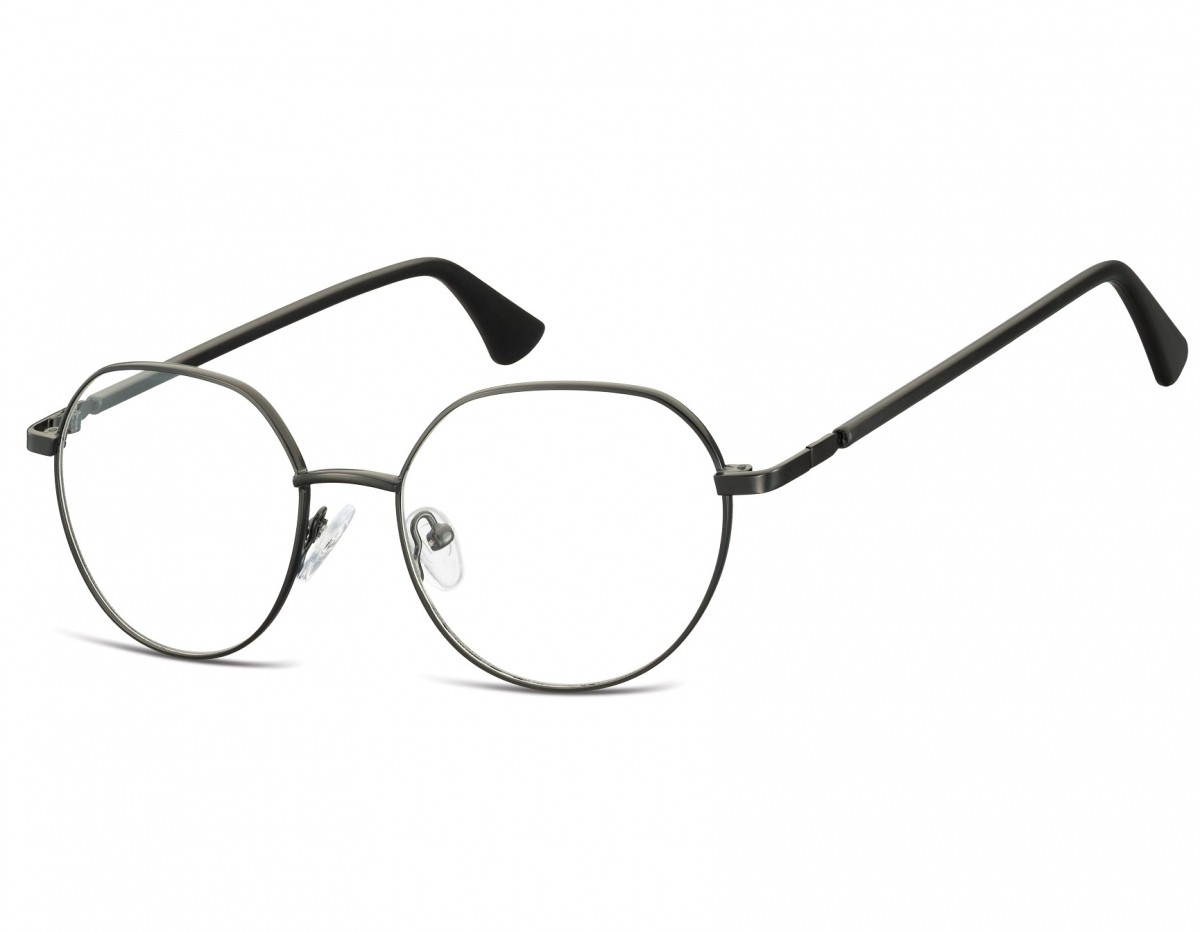 Lenonki okrągłe Okulary oprawki optyczne 916C czarna