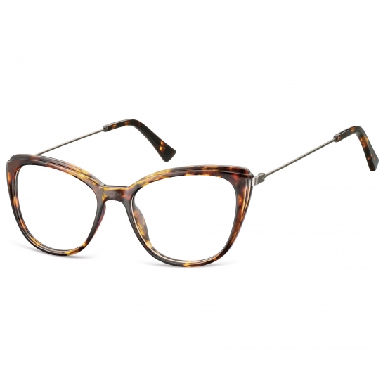 Oprawki korekcyjne okulary Kocie Oczy zerówki damskie CP121D szylkret