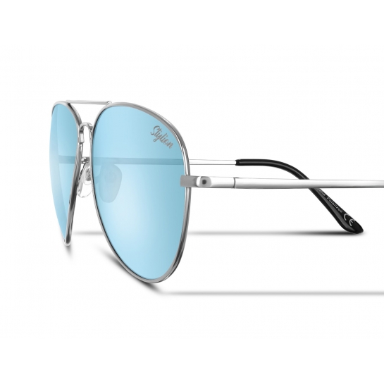 Okulary Pilotki Przeciwsłoneczne Polaryzacyjne z niebieską lustrzanką Stylion STL-03C15