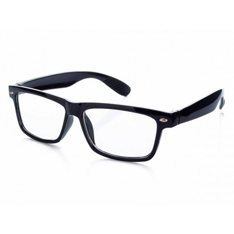 Okulary z filtrem Antyrefleks zerówki nerdy  xl-271a czarne