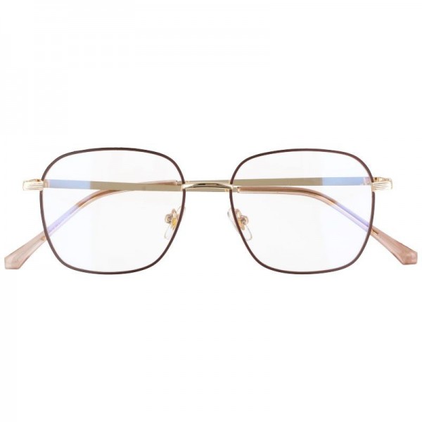 Okulary Prostokątne z filtrem światła niebieskiego do komputera zerówki 2561-2