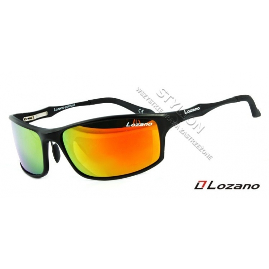Męskie okulary LOZANO LZ-301B Polaryzacyjne lustrzanki