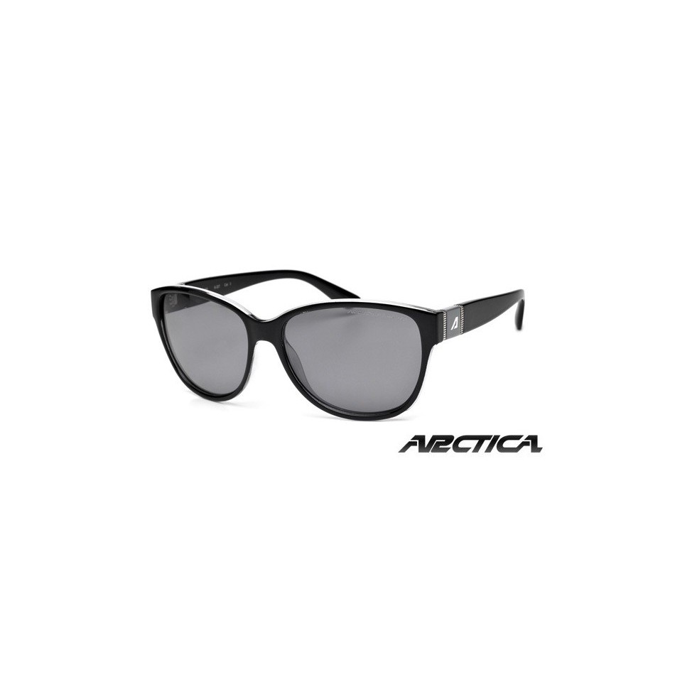 Okulary damskie Arctica S-227 czarne z polaryzacją