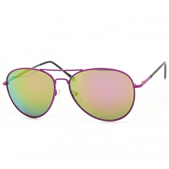 Fioletowe Aviatory okulary przeciwsłoneczne lustrzanki MS95D