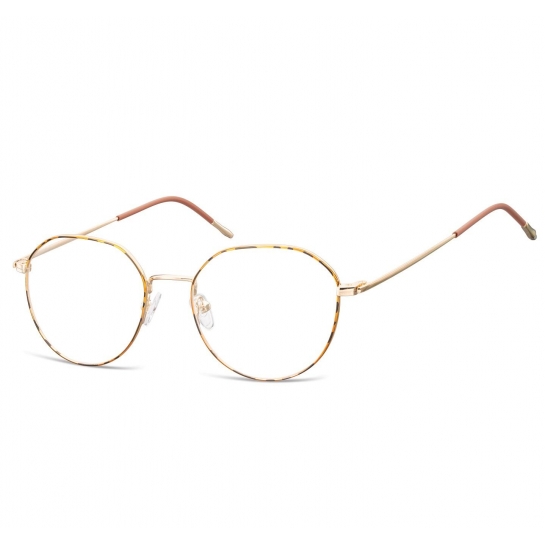 Lenonki Okulary oprawki optyczne 928I złoto + panterka