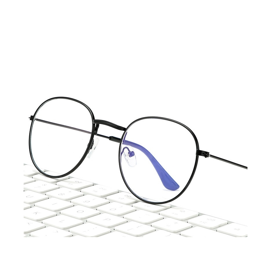 Okulary Lenonki z filtrem światła niebieskiego do komputera zerówki R-BL-506K-1