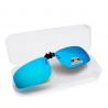 Niebieskie nakładki przeciwsłoneczne polaryzacyjne na okulary korekcyjne NA-167