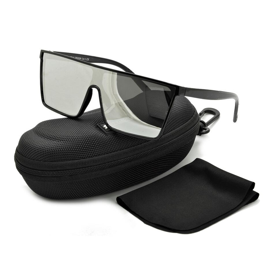 Męskie Okulary przeciwsłoneczne Pilotki Pełne Lustro UV400 STR-1647A