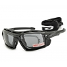 Polaryzacyjne okulary sportowe przeciwsłoneczne GOGGLE T557-1PR Korekcja + Pasek + Gąbka