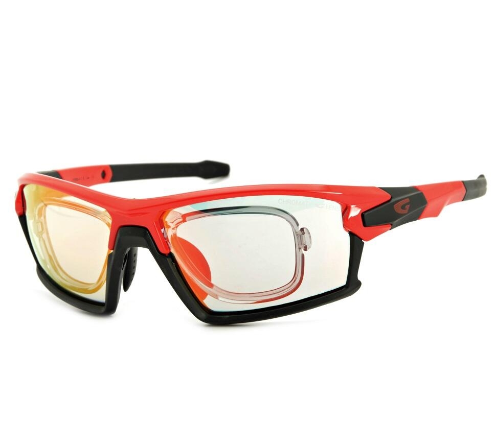 Fotochromowe okulary sportowe przeciwsłoneczne z ramką korekcyjną GOG E559-4R