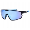 Rowerowe okulary przeciwsłoneczne sportowe z niebieską lustrzanką Arctica S-333A