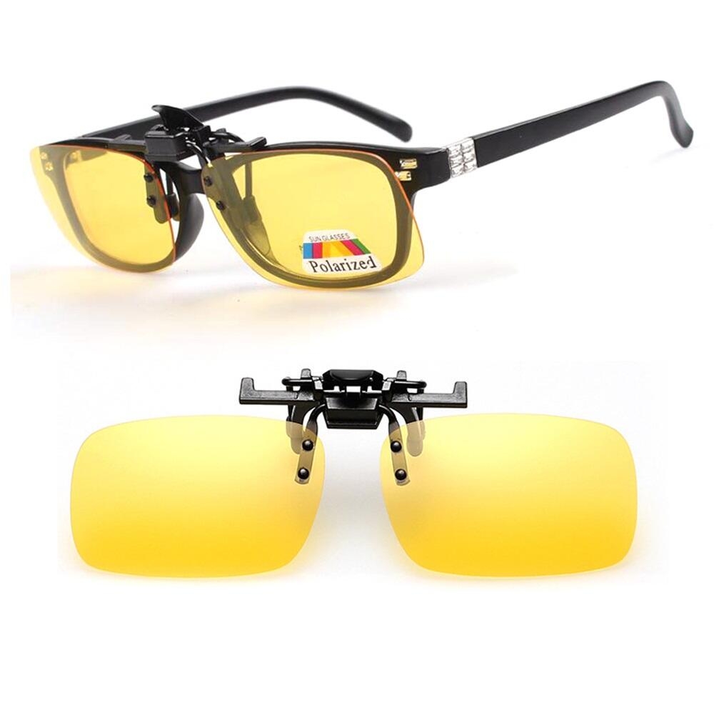 Żółte nakładki na okulary korekcyjne z polaryzacją - rozjaśniające NA-168