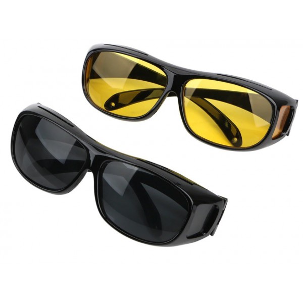 Okulary nakładane rozjaśniające i słoneczne HD VISION dla kierowców do jazdy w nocy i w dzień