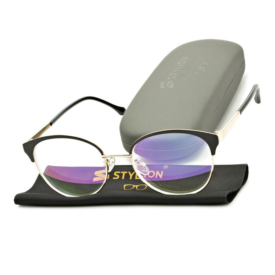 Gotowe okulary Minusy -2.50 damskie korekcyjne z antyrefleksem ST318B