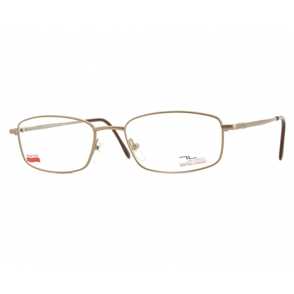 Szerokie męskie okulary oprawki korekcyjne antyalergiczne LIW LEWANT 906-46
