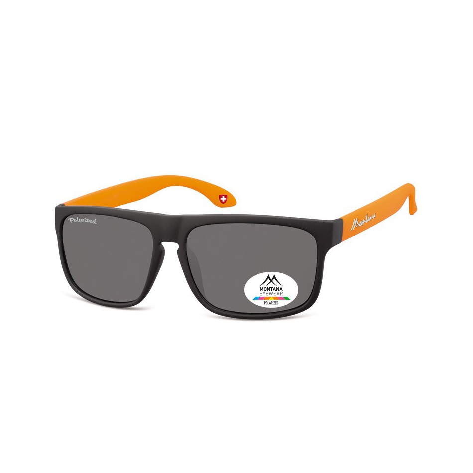 Klasyczne okulary Montana MP37D pomarancz polaryzacyjne